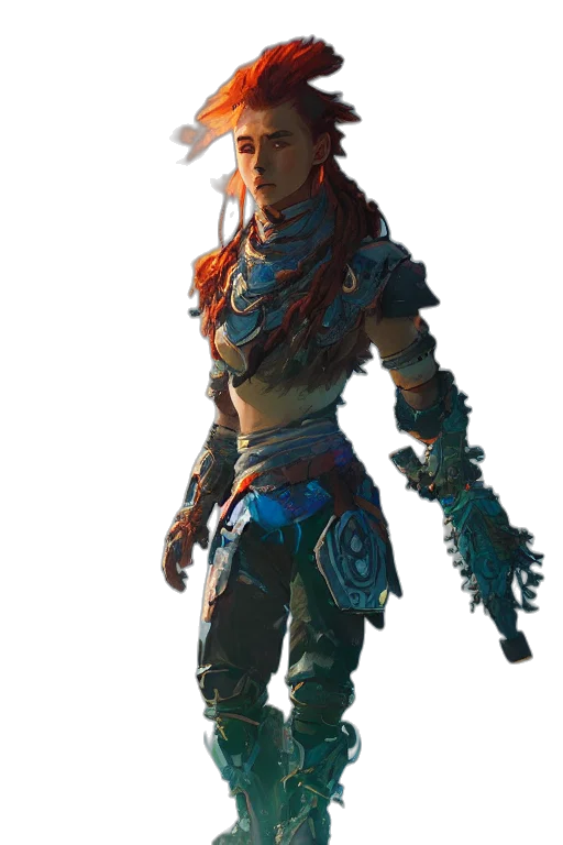 staff, weapon, dragon, sword, concept art, fantasy art, cyberpunk, 3d render transparent PNG cut-out