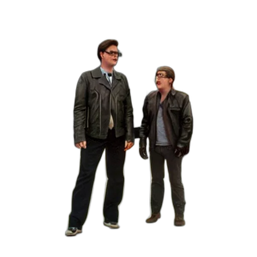 jacket, 3d render, concept art, outer space, city street, film, still, dwight transparent PNG cut-out