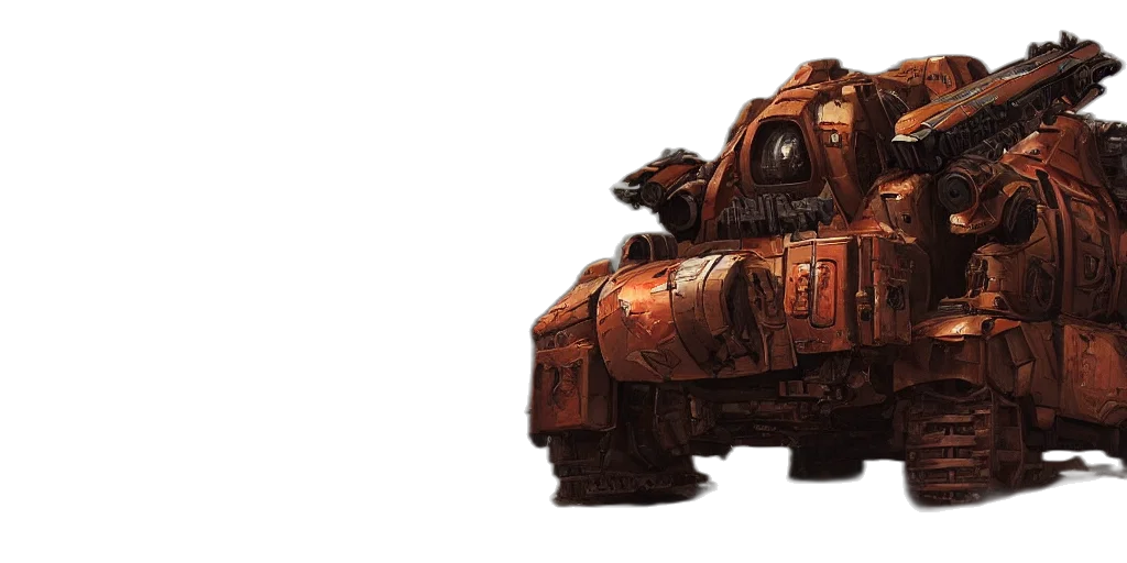 robot, weapon, car, concept art transparent PNG cut-out