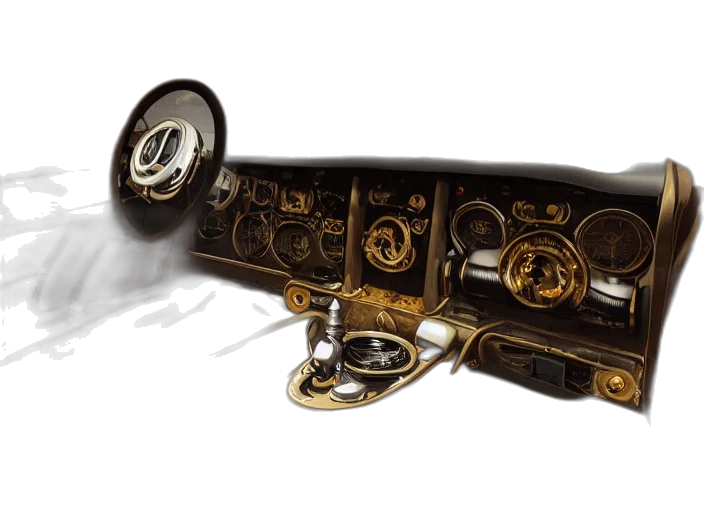 car, weapon, jewelry, furniture, photorealistic, concept art, 3d render, interior transparent PNG cut-out