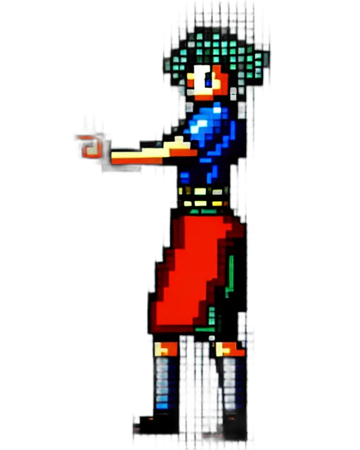staff, weapon, robot, dress transparent PNG cut-out