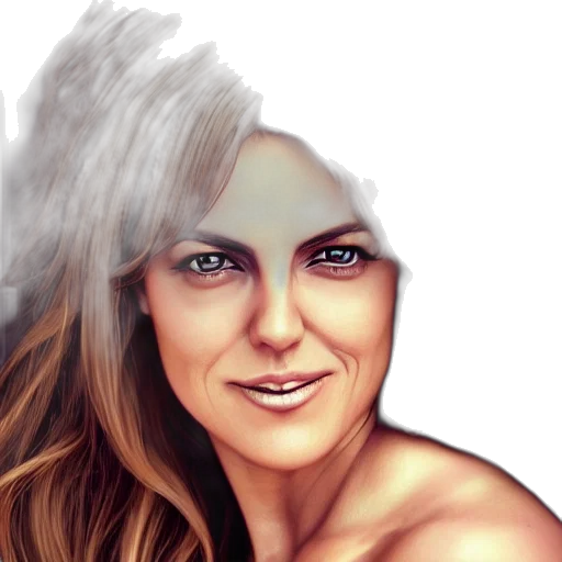 face, photorealistic, fantasy art, oil painting transparent PNG cut-out