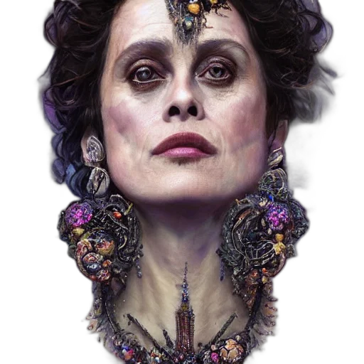crown, jewelry, face, mask, concept art, fantasy art, photorealistic, comic book art transparent PNG cut-out