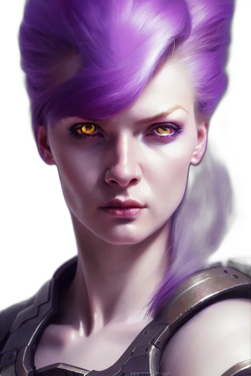 face, fantasy art, cyberpunk, photorealistic transparent PNG cut-out