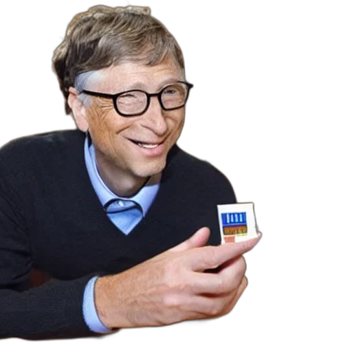 bottle, food, jacket, robot, bill, gates, eating, inch transparent PNG cut-out