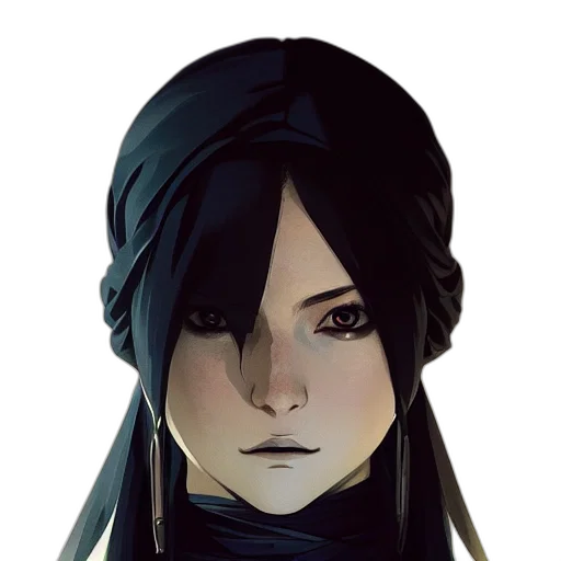 face, mask, staff, crown, concept art, fantasy art, comic book art, pixel art transparent PNG cut-out