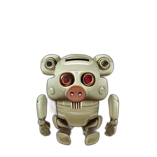 robot, creature, 3d render, concept art, surreal, artstation, digital, art transparent PNG cut-out