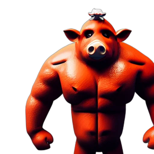 animal, creature, 3d render, concept art transparent PNG cut-out