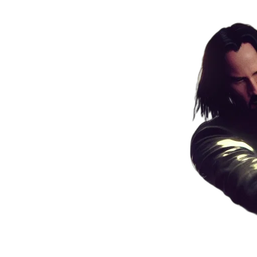 jacket, hair, weapon, face transparent PNG cut-out
