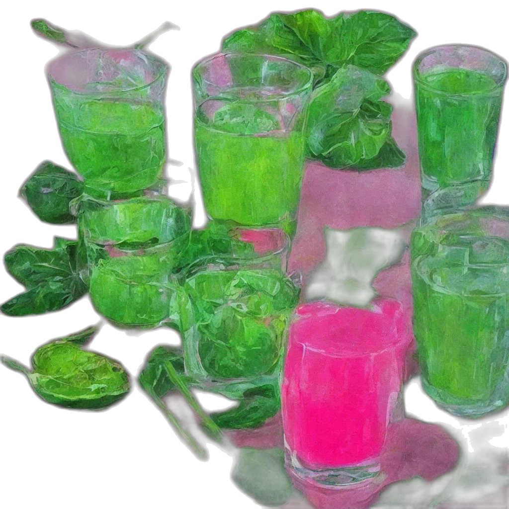 food, bottle, crown, weapon, 3d render, vaporwave, photorealistic, oil painting transparent PNG cut-out