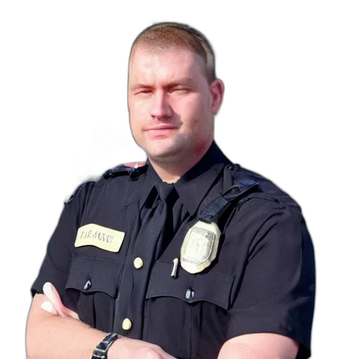 staff, jacket, face, officer, can, breathe transparent PNG cut-out