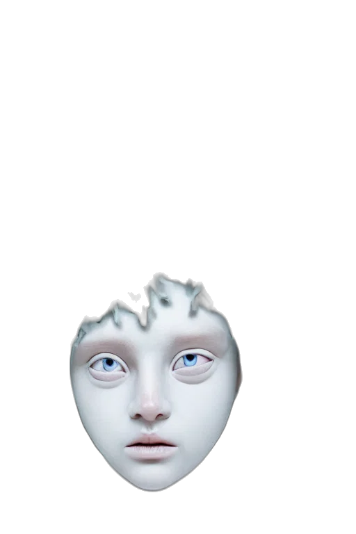 mask, face, creature, crown transparent PNG cut-out
