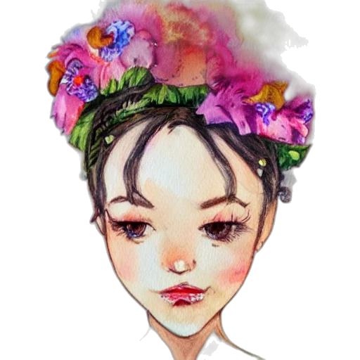 crown, face, dress, hat transparent PNG cut-out