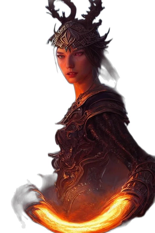 dragon, crown, staff, face transparent PNG cut-out