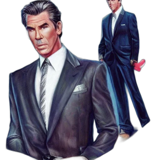 jacket, face, concept art, photorealistic transparent PNG cut-out