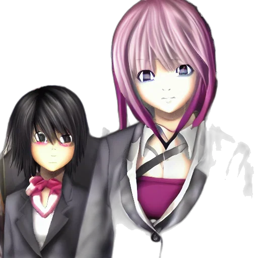 3d render, anime, concept art, photorealistic transparent PNG cut-out
