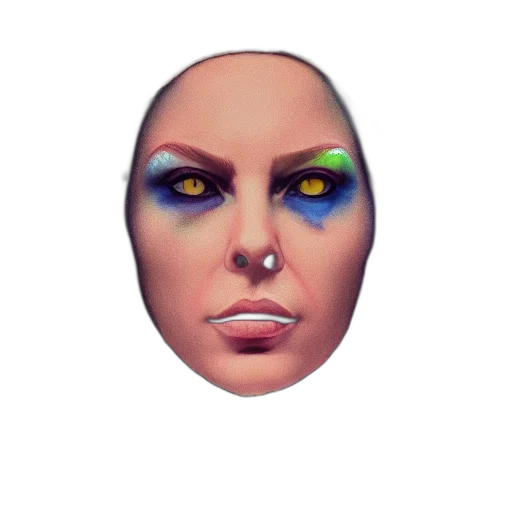 mask, face, creature, jewelry transparent PNG cut-out