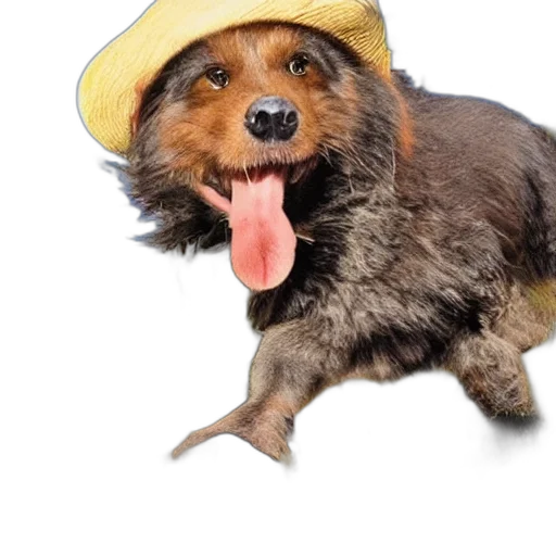 hat, animal, creature, face transparent PNG cut-out