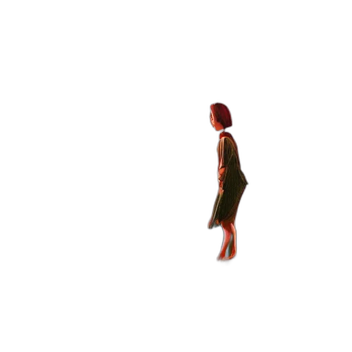dress, robot, jacket, creature, pixel art, 3d render, concept art, photorealistic transparent PNG cut-out