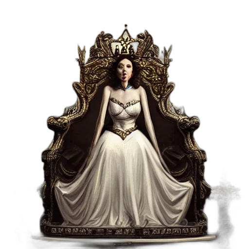 crown, dress, jewelry, concept art, fantasy art, photorealistic, pixel art, beautiful transparent PNG cut-out