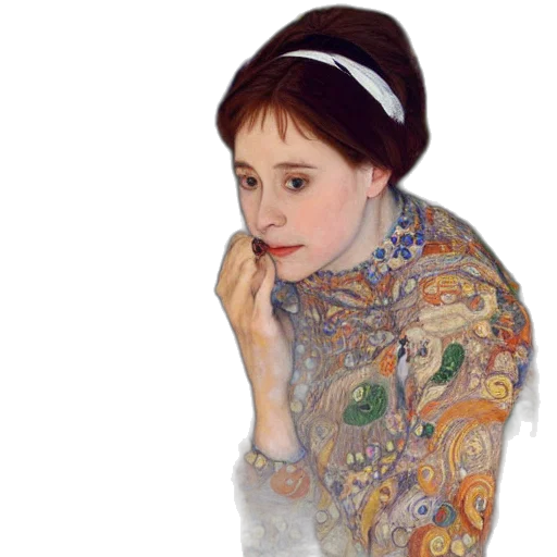 dress, jewelry, face, hat transparent PNG cut-out