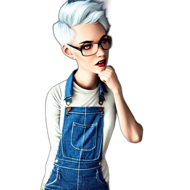 staff, dress, jacket, cartoon, concept art, comic book art, pixel art, blue transparent PNG cut-out