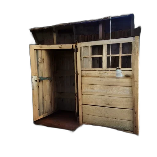 furniture, building, 3d render, outhouse, gaming, setup transparent PNG cut-out