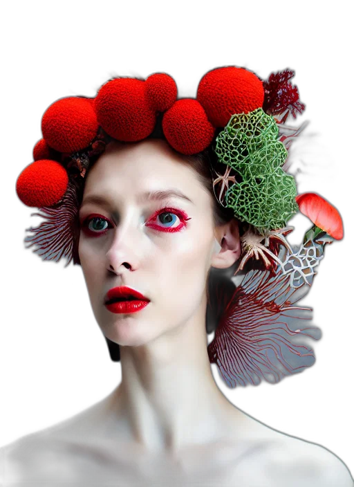 crown, hat, flower, jewelry transparent PNG cut-out