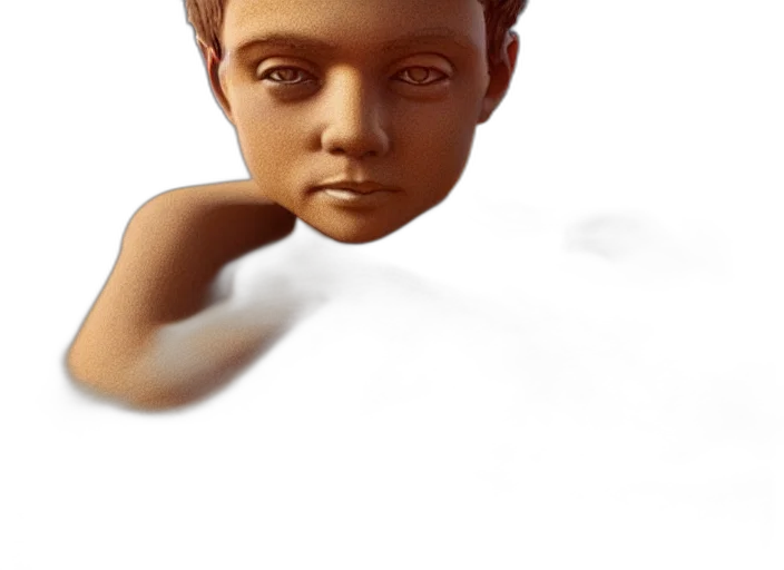 face, mask, creature, robot, 3d render, photorealistic, concept art, fantasy art transparent PNG cut-out