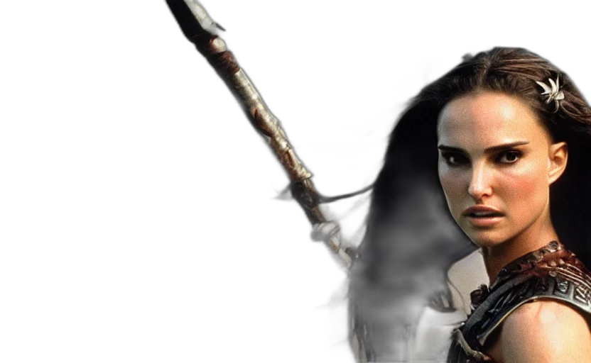 sword, staff, weapon, hair transparent PNG cut-out
