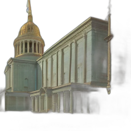 building, furniture, concept art, 3d render transparent PNG cut-out