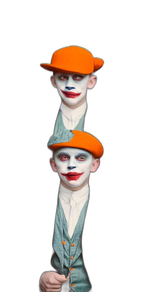 hat, mask, face, staff, concept art, 3d render, cartoon, photorealistic transparent PNG cut-out