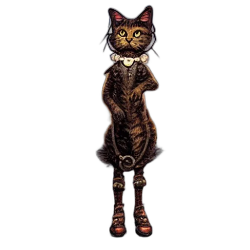 staff, dress, animal, pixel art transparent PNG cut-out