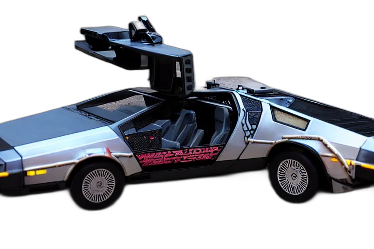 car, robot, concept art, cyberpunk transparent PNG cut-out