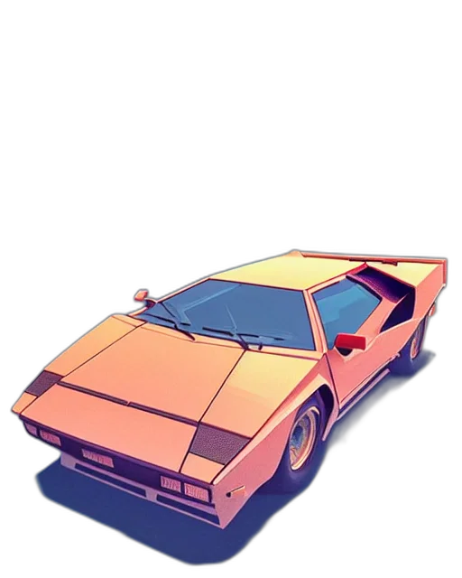 car, weapon, concept art, 3d render transparent PNG cut-out