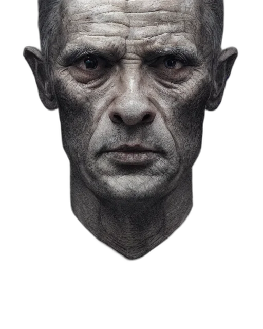 face, mask, creature, staff transparent PNG cut-out