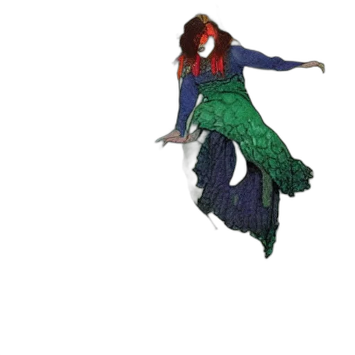 creature, dress, dragon, hair, concept art, pixel art, fantasy art, 3d render transparent PNG cut-out