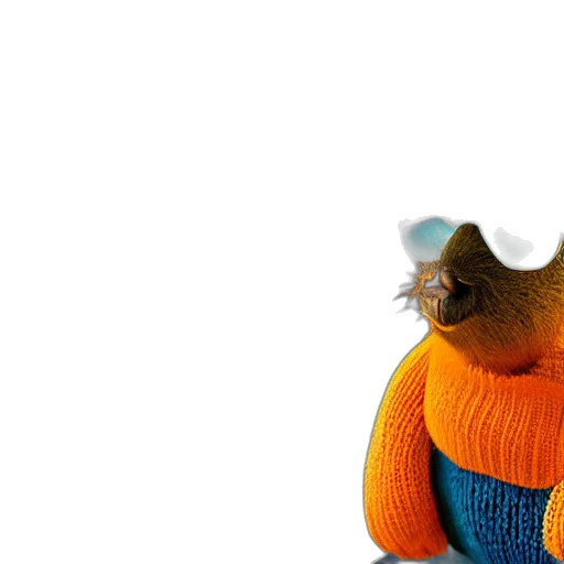 animal, jacket, hat, creature transparent PNG cut-out