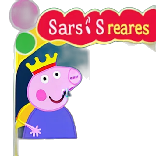 staff, crown, peppa, pig, sars, cov, virus transparent PNG cut-out