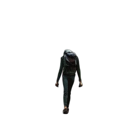 creature, jacket, mask, robot transparent PNG cut-out