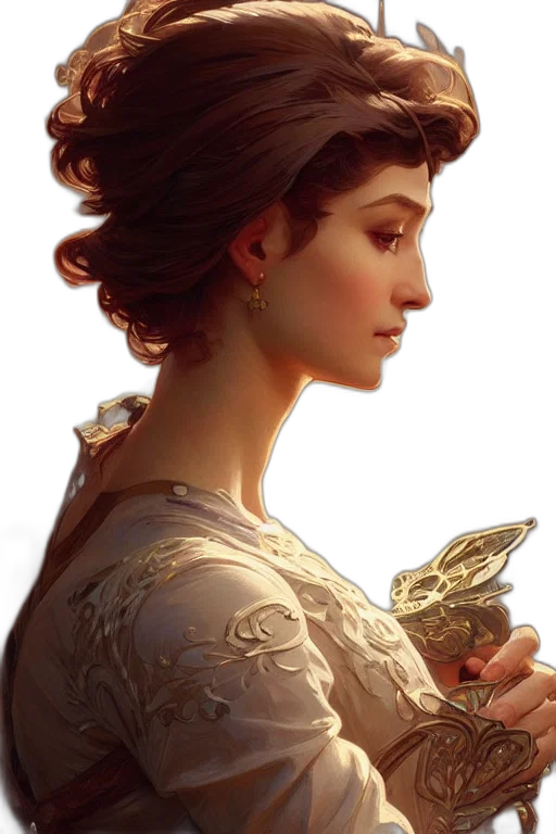 crown, jewelry, dress, face transparent PNG cut-out