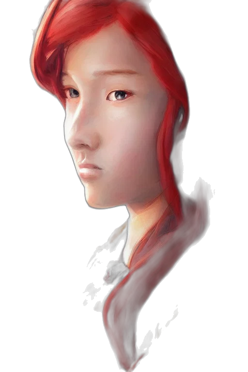 face, crown, hair, mask transparent PNG cut-out