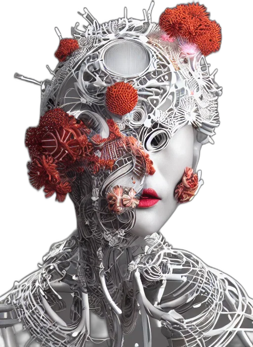 mask, robot, face, jewelry transparent PNG cut-out