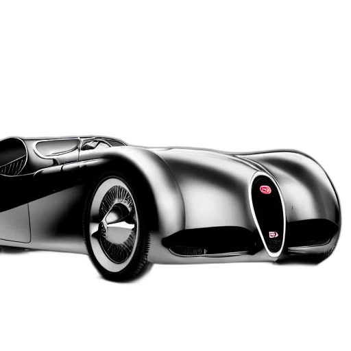 car, concept art, 3d render, photorealistic, cartoon, bugatti, type, atlantic transparent PNG cut-out