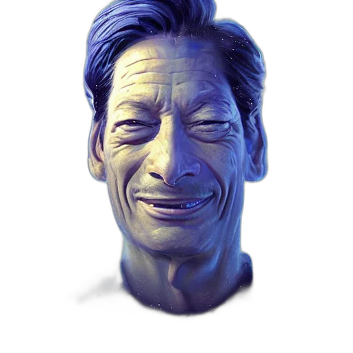 face, mask, robot, creature transparent PNG cut-out