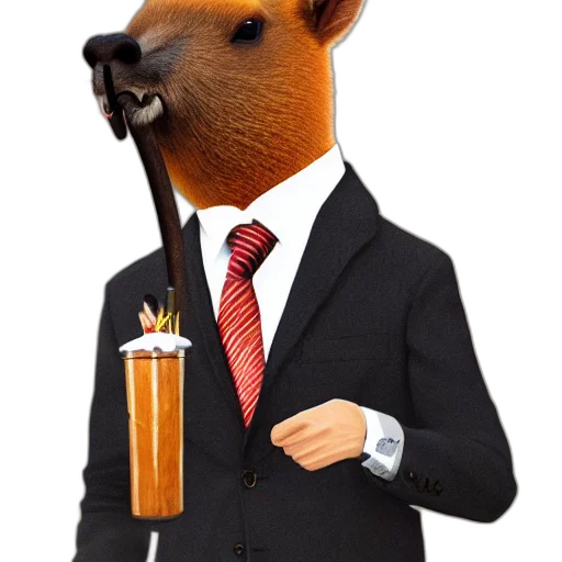 staff, animal, concept art, 3d render transparent PNG cut-out