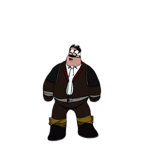jacket, animal, staff, creature, concept art, cartoon, 3d render, fantasy art transparent PNG cut-out