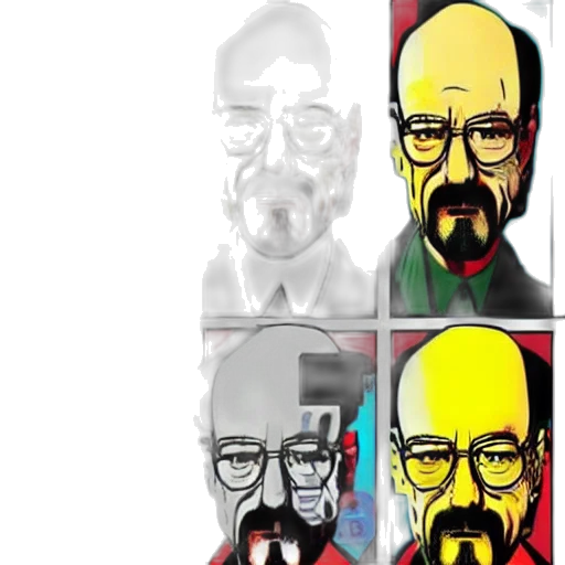 face, mask, cartoon, comic book art, concept art, photorealistic, red, walter transparent PNG cut-out