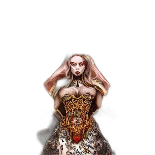 dress, mask, creature, jewelry transparent PNG cut-out