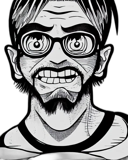 face, mask, creature, staff transparent PNG cut-out
